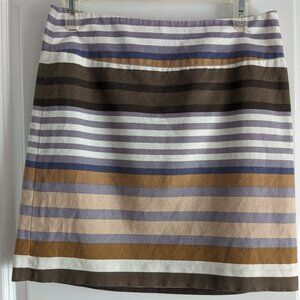 Loft Outlet size 0 striped mini skirt